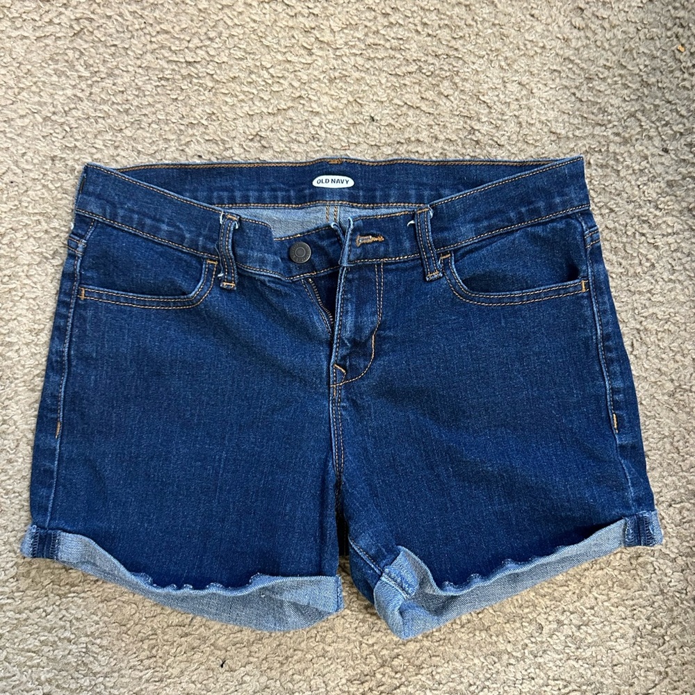 Old Navy Dark Blue Denim Shorts
